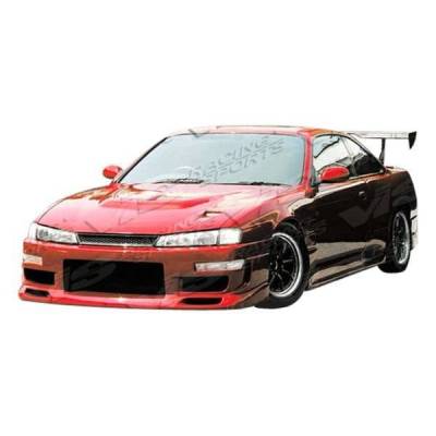 VIS Racing - 1995-1998 Nissan 240Sx 2Dr Z Speed Side Skirts